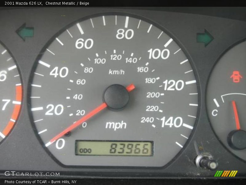 Chestnut Metallic / Beige 2001 Mazda 626 LX