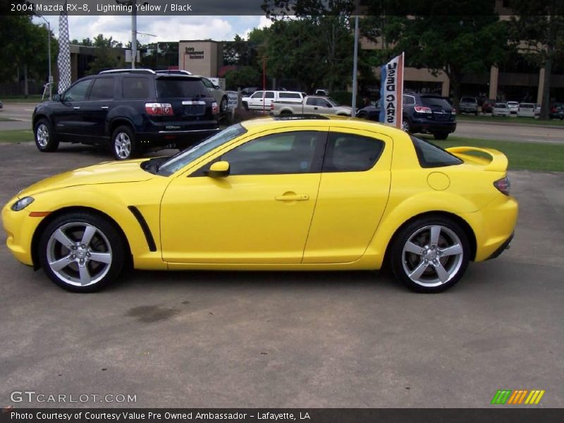 Lightning Yellow / Black 2004 Mazda RX-8