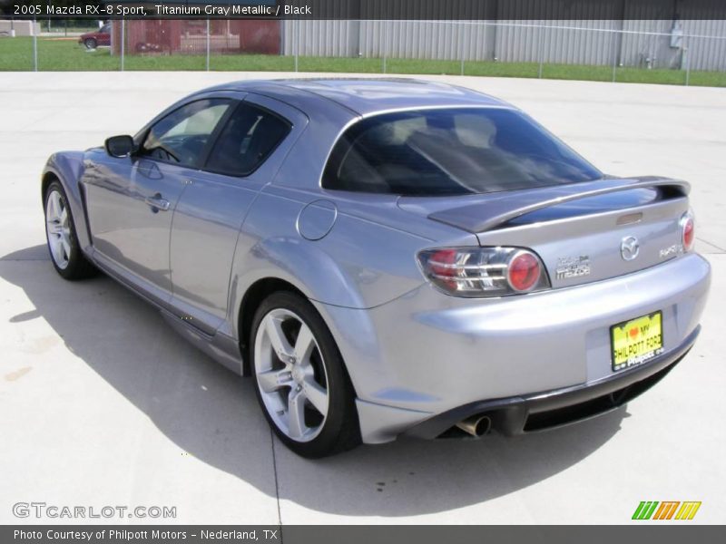 Titanium Gray Metallic / Black 2005 Mazda RX-8 Sport