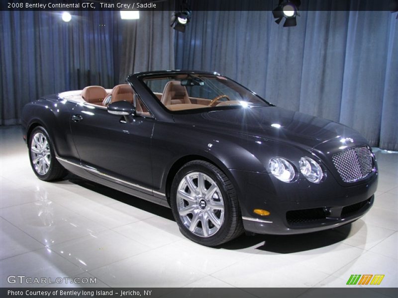 Titan Grey / Saddle 2008 Bentley Continental GTC