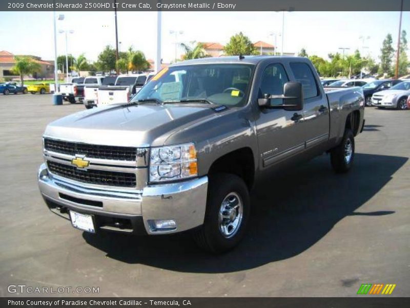 Graystone Metallic / Ebony 2009 Chevrolet Silverado 2500HD LT Crew Cab