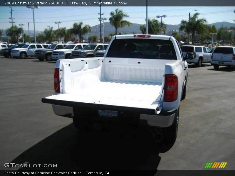 Summit White / Ebony 2009 Chevrolet Silverado 2500HD LT Crew Cab