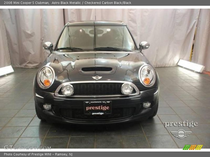 Astro Black Metallic / Checkered Carbon Black/Black 2008 Mini Cooper S Clubman