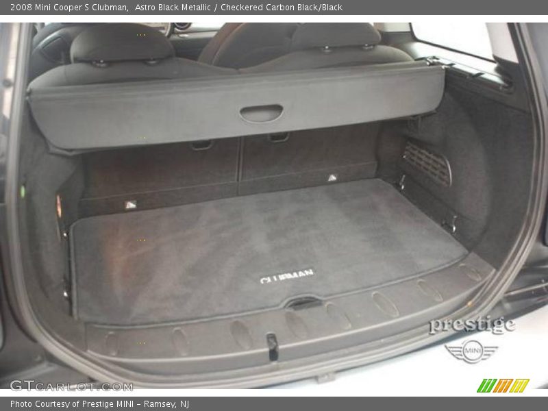 Astro Black Metallic / Checkered Carbon Black/Black 2008 Mini Cooper S Clubman