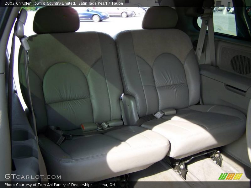 Satin Jade Pearl / Taupe 2003 Chrysler Town & Country Limited