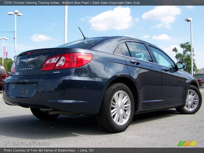 Modern Blue Pearl / Dark Slate Gray/Light Slate Gray 2008 Chrysler Sebring Touring Sedan