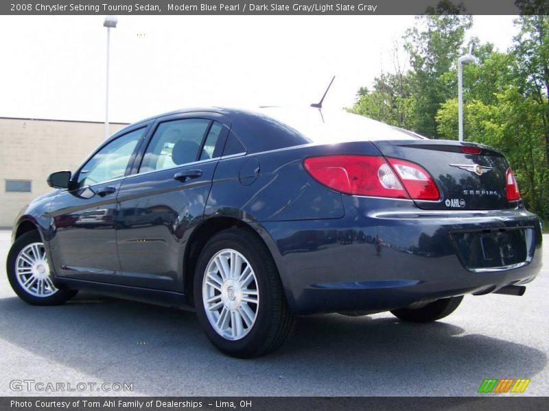 Modern Blue Pearl / Dark Slate Gray/Light Slate Gray 2008 Chrysler Sebring Touring Sedan
