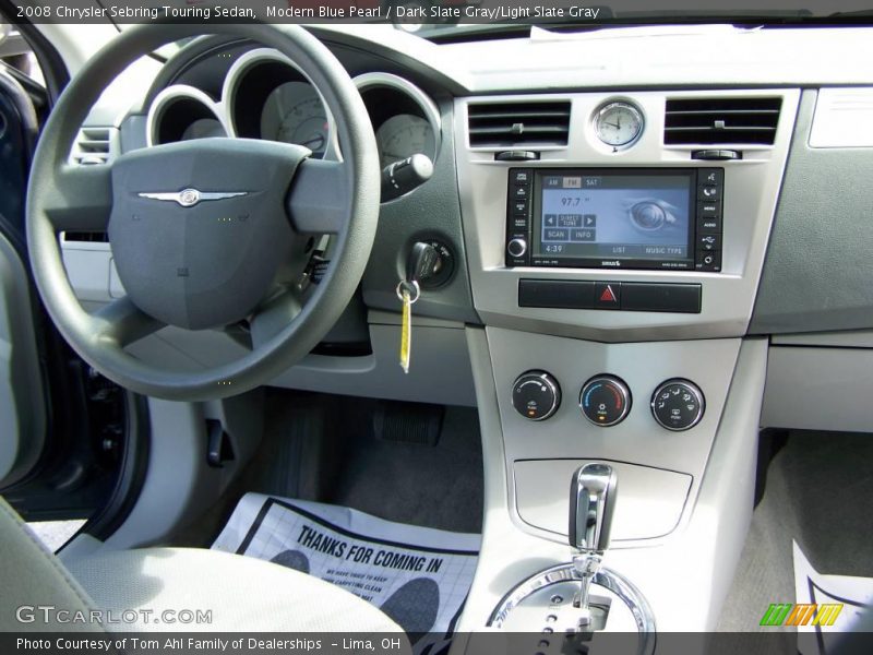 Modern Blue Pearl / Dark Slate Gray/Light Slate Gray 2008 Chrysler Sebring Touring Sedan