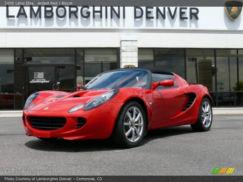 Ardent Red / Biscuit 2005 Lotus Elise