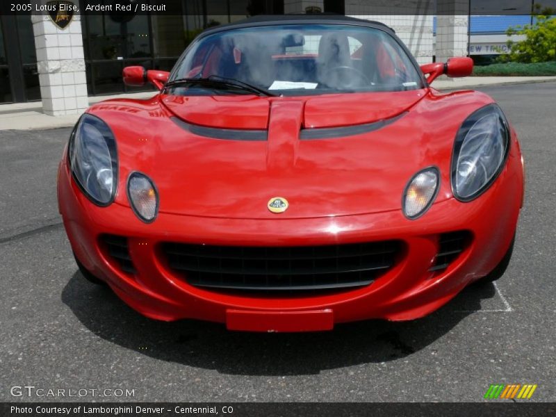 Ardent Red / Biscuit 2005 Lotus Elise