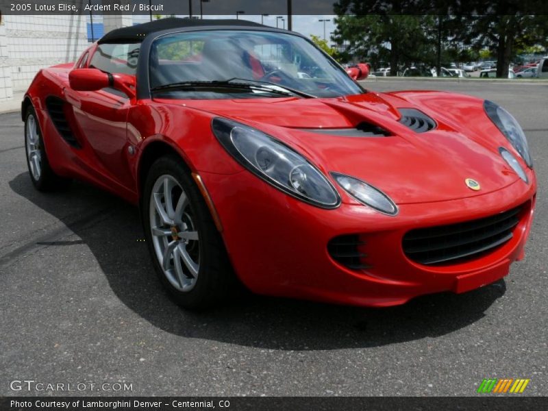 Ardent Red / Biscuit 2005 Lotus Elise