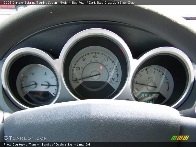 Modern Blue Pearl / Dark Slate Gray/Light Slate Gray 2008 Chrysler Sebring Touring Sedan