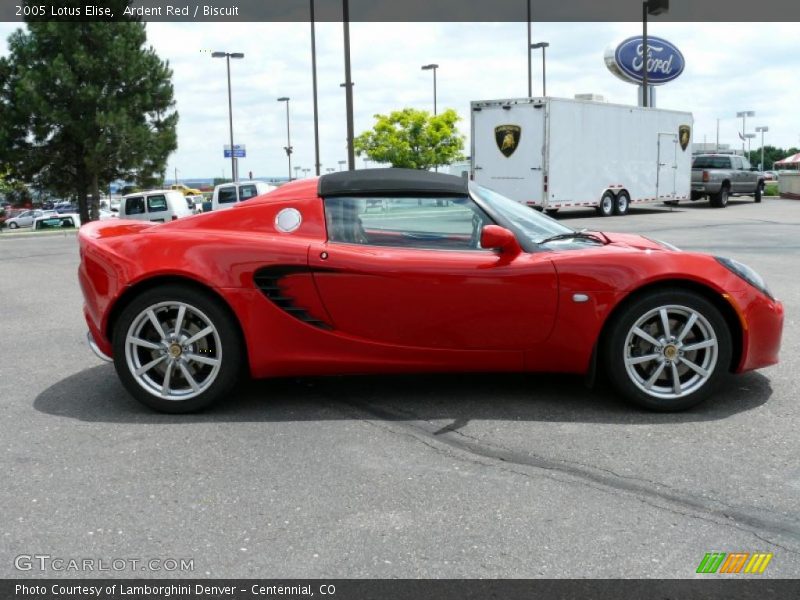 Ardent Red / Biscuit 2005 Lotus Elise