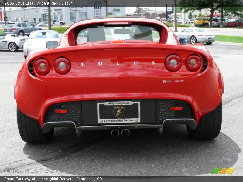 Ardent Red / Biscuit 2005 Lotus Elise
