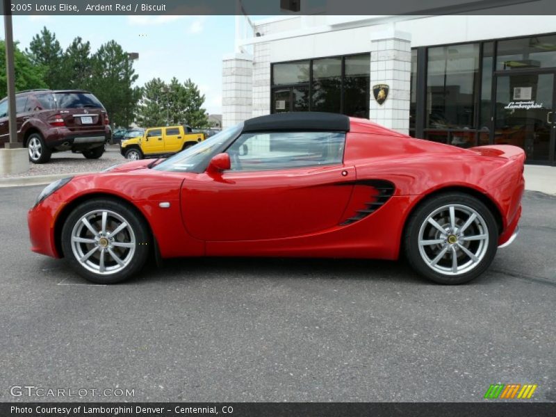 Ardent Red / Biscuit 2005 Lotus Elise