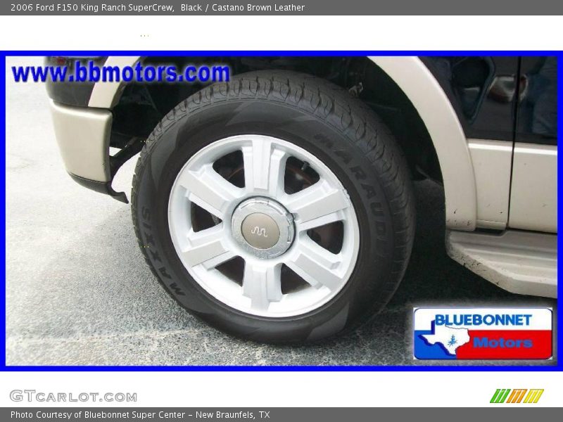 Black / Castano Brown Leather 2006 Ford F150 King Ranch SuperCrew