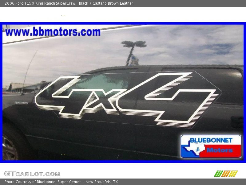 Black / Castano Brown Leather 2006 Ford F150 King Ranch SuperCrew