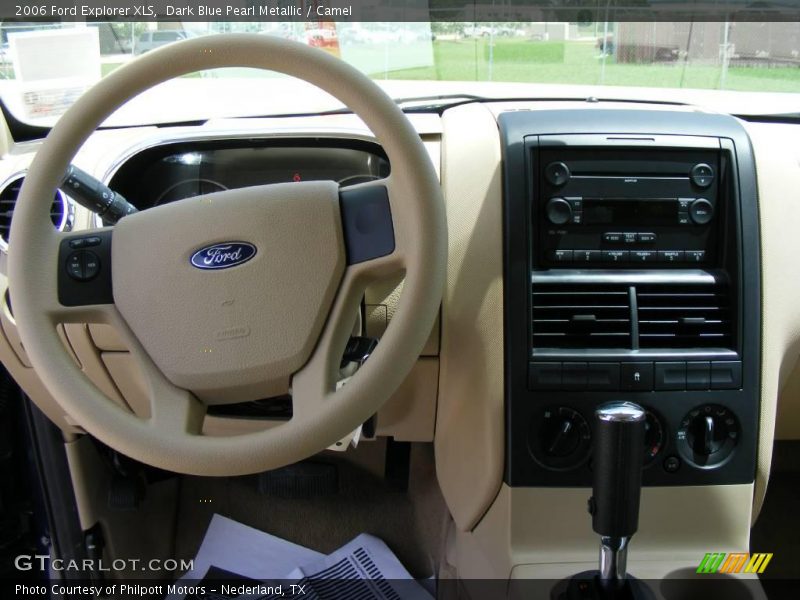 Dark Blue Pearl Metallic / Camel 2006 Ford Explorer XLS