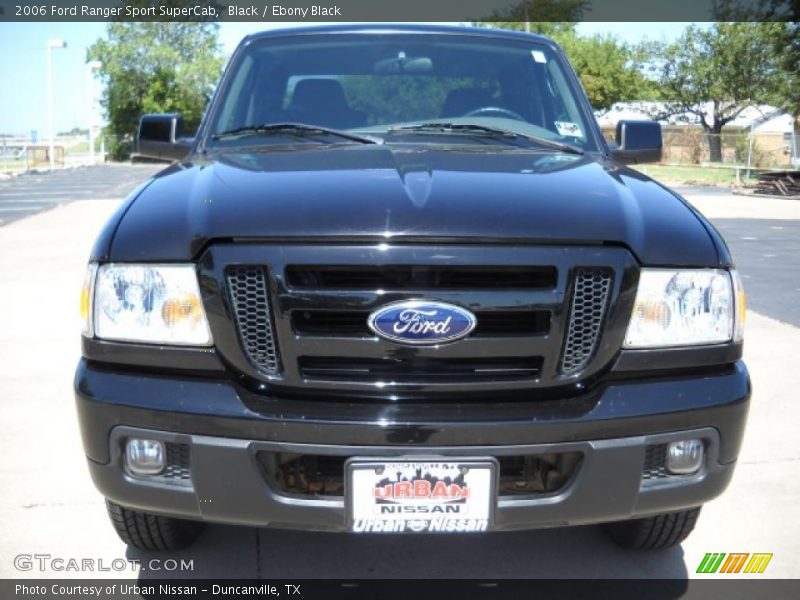 Black / Ebony Black 2006 Ford Ranger Sport SuperCab