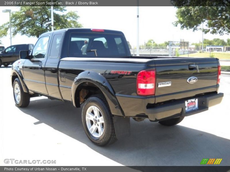 Black / Ebony Black 2006 Ford Ranger Sport SuperCab