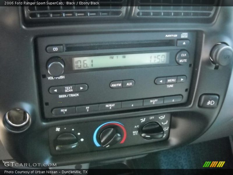Black / Ebony Black 2006 Ford Ranger Sport SuperCab