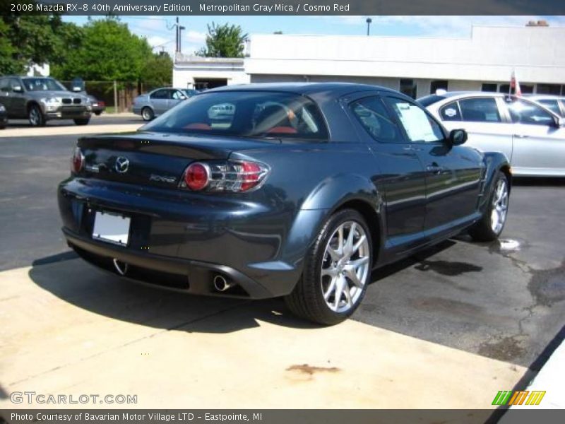 Metropolitan Gray Mica / Cosmo Red 2008 Mazda RX-8 40th Anniversary Edition
