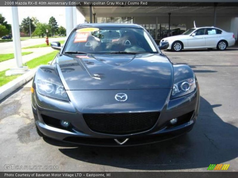 Metropolitan Gray Mica / Cosmo Red 2008 Mazda RX-8 40th Anniversary Edition