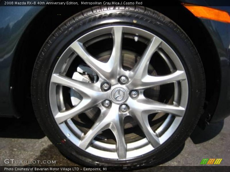 Metropolitan Gray Mica / Cosmo Red 2008 Mazda RX-8 40th Anniversary Edition
