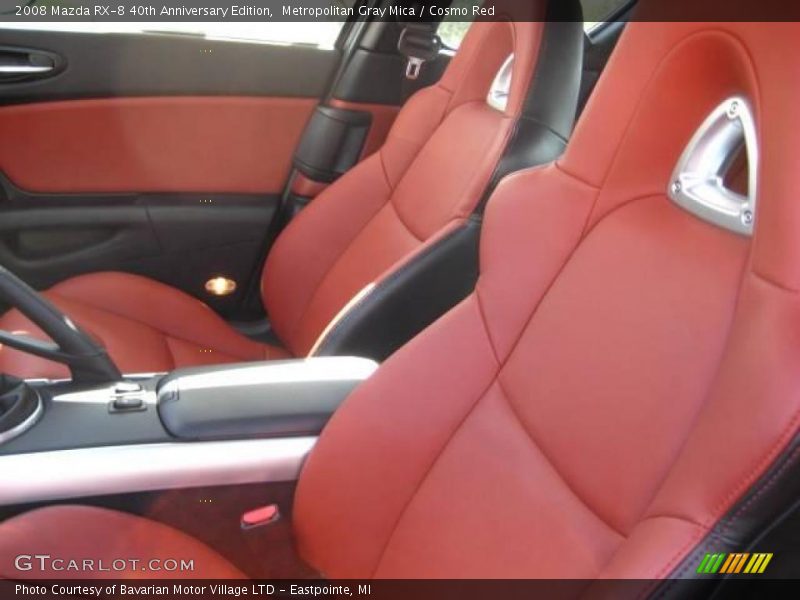 Metropolitan Gray Mica / Cosmo Red 2008 Mazda RX-8 40th Anniversary Edition