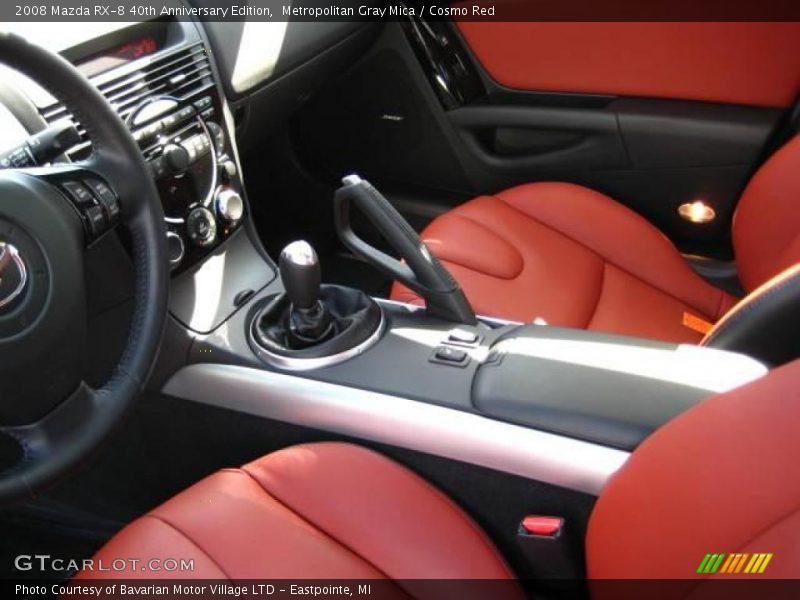 Metropolitan Gray Mica / Cosmo Red 2008 Mazda RX-8 40th Anniversary Edition
