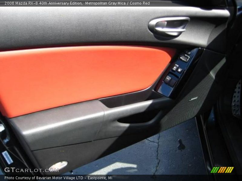 Metropolitan Gray Mica / Cosmo Red 2008 Mazda RX-8 40th Anniversary Edition