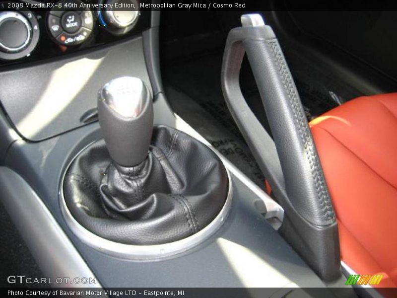 Metropolitan Gray Mica / Cosmo Red 2008 Mazda RX-8 40th Anniversary Edition