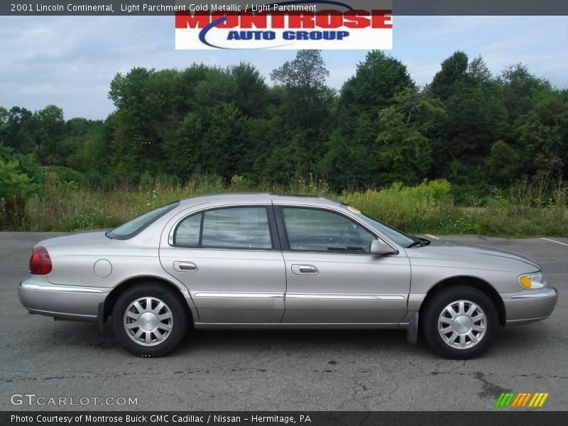 Light Parchment Gold Metallic / Light Parchment 2001 Lincoln Continental