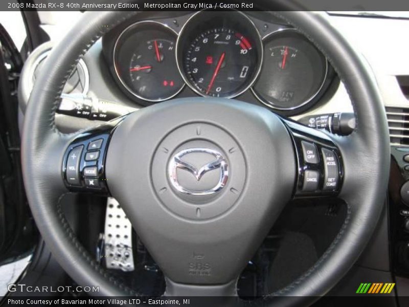 Metropolitan Gray Mica / Cosmo Red 2008 Mazda RX-8 40th Anniversary Edition