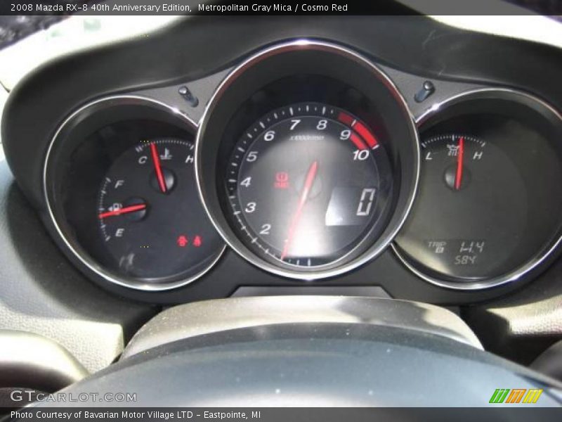 Metropolitan Gray Mica / Cosmo Red 2008 Mazda RX-8 40th Anniversary Edition