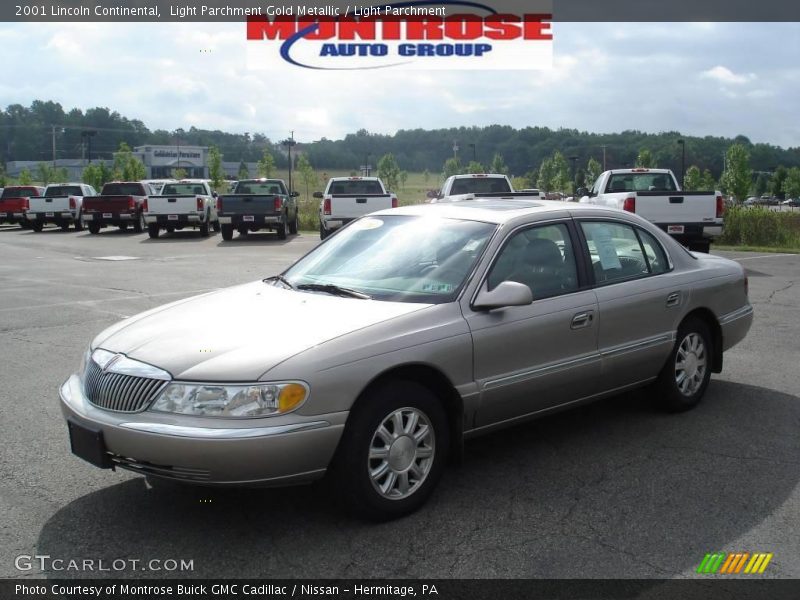 Light Parchment Gold Metallic / Light Parchment 2001 Lincoln Continental