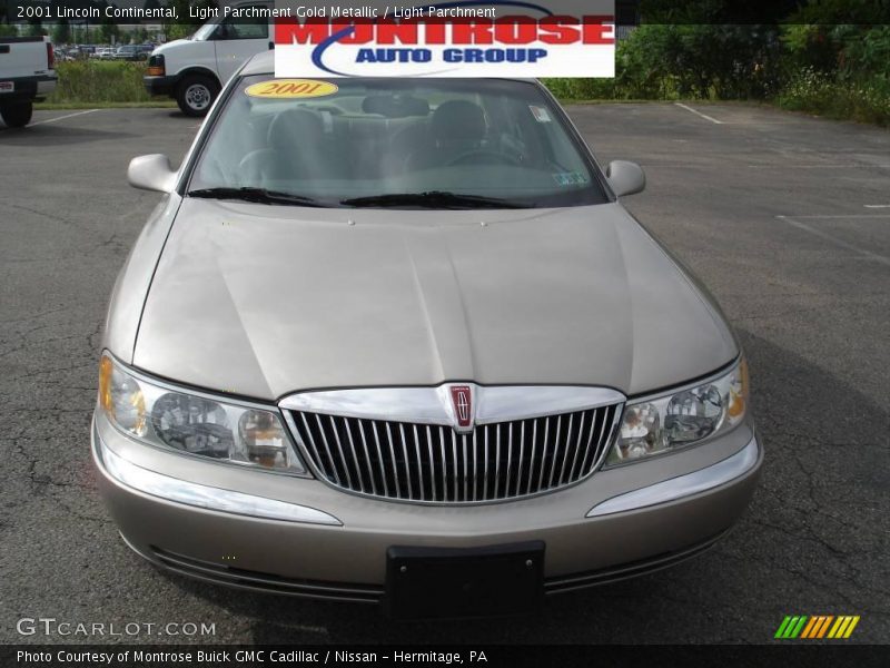 Light Parchment Gold Metallic / Light Parchment 2001 Lincoln Continental