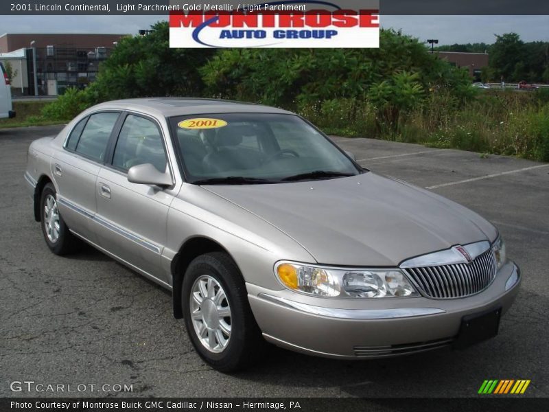 Light Parchment Gold Metallic / Light Parchment 2001 Lincoln Continental