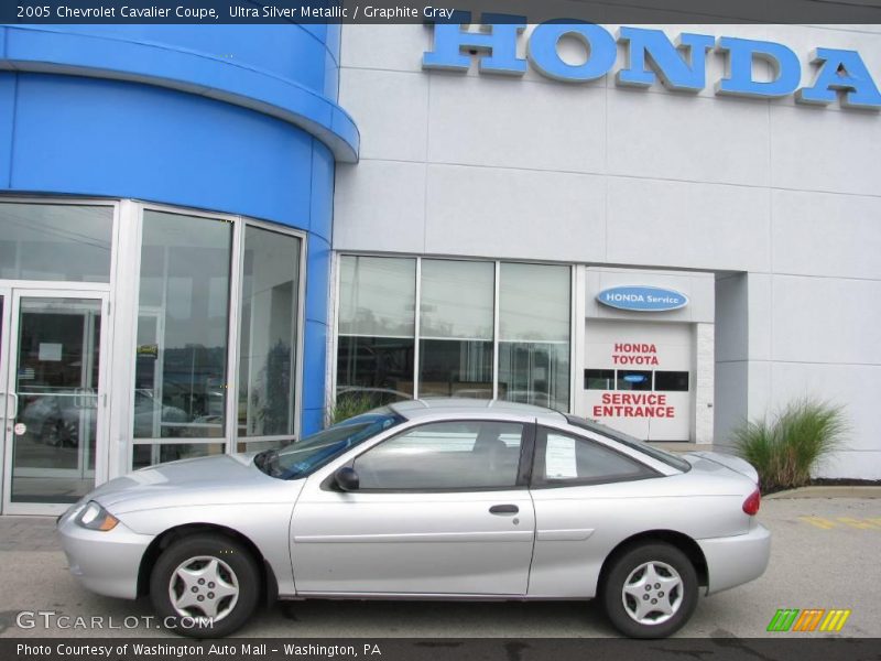 Ultra Silver Metallic / Graphite Gray 2005 Chevrolet Cavalier Coupe