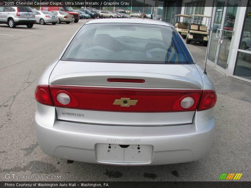 Ultra Silver Metallic / Graphite Gray 2005 Chevrolet Cavalier Coupe
