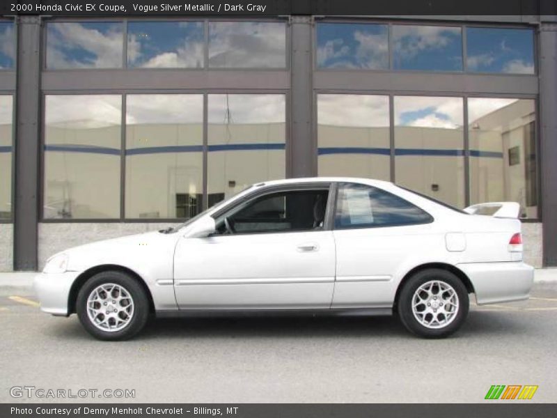 Vogue Silver Metallic / Dark Gray 2000 Honda Civic EX Coupe
