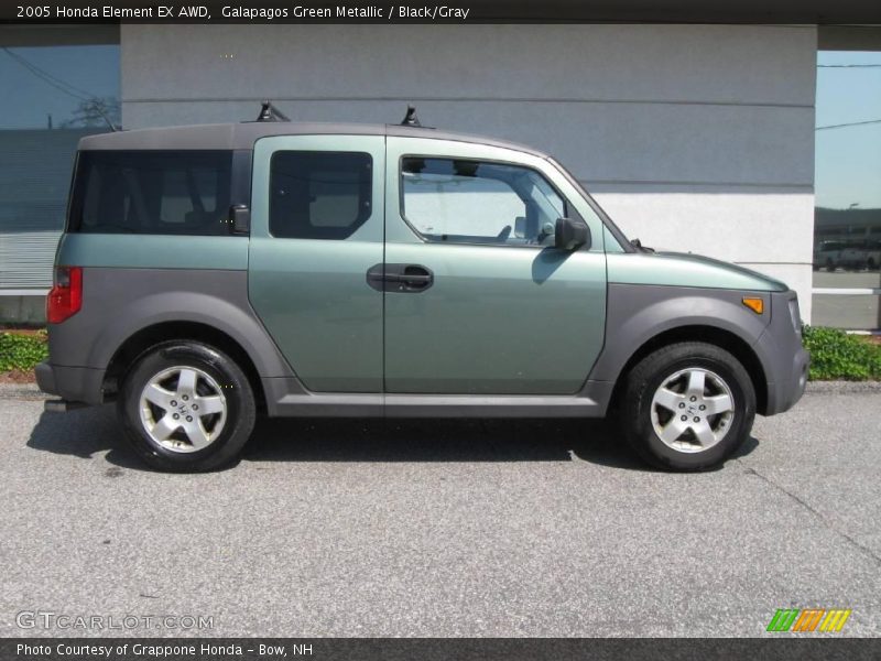 Galapagos Green Metallic / Black/Gray 2005 Honda Element EX AWD