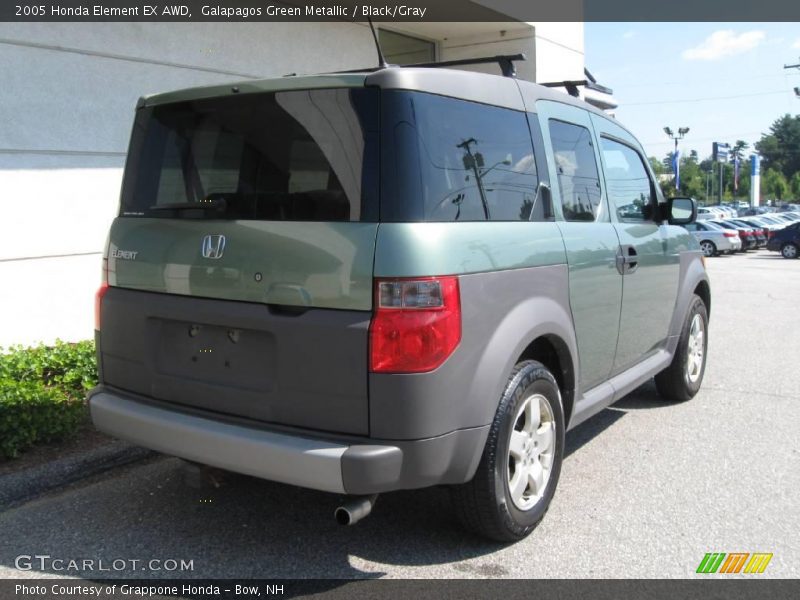 Galapagos Green Metallic / Black/Gray 2005 Honda Element EX AWD