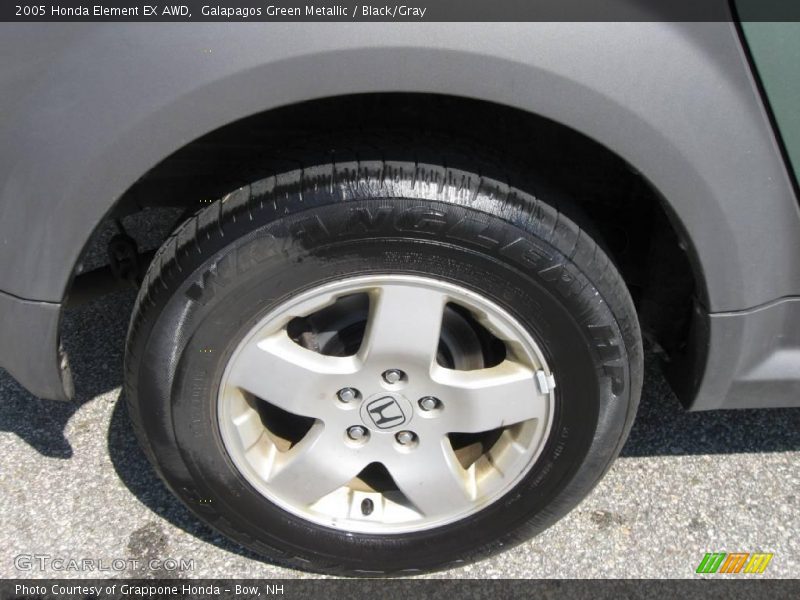Galapagos Green Metallic / Black/Gray 2005 Honda Element EX AWD