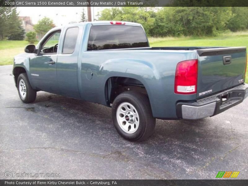 Stealth Gray Metallic / Dark Titanium 2008 GMC Sierra 1500 Extended Cab