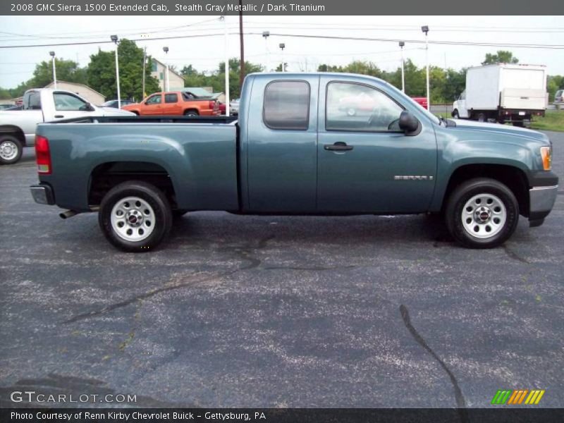 Stealth Gray Metallic / Dark Titanium 2008 GMC Sierra 1500 Extended Cab