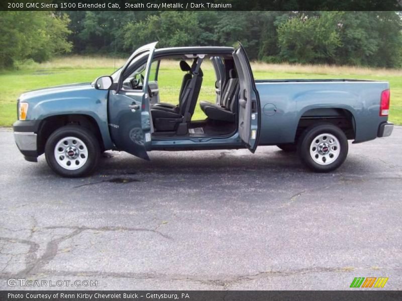 Stealth Gray Metallic / Dark Titanium 2008 GMC Sierra 1500 Extended Cab