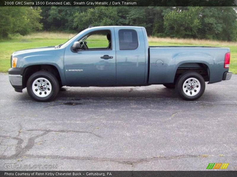 Stealth Gray Metallic / Dark Titanium 2008 GMC Sierra 1500 Extended Cab