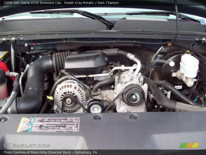Stealth Gray Metallic / Dark Titanium 2008 GMC Sierra 1500 Extended Cab