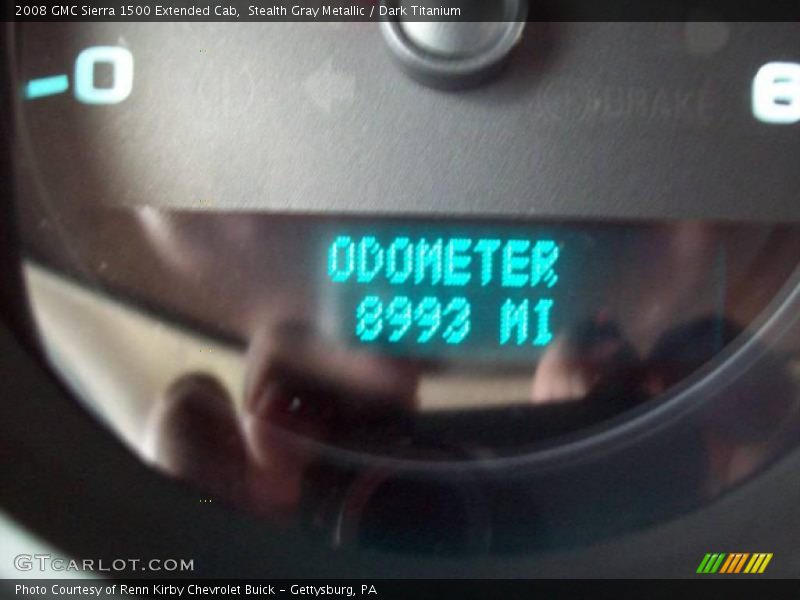 Stealth Gray Metallic / Dark Titanium 2008 GMC Sierra 1500 Extended Cab